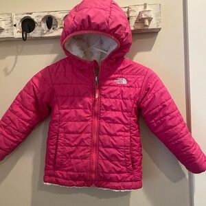 The North Face Kids Pink Puffer Jacket